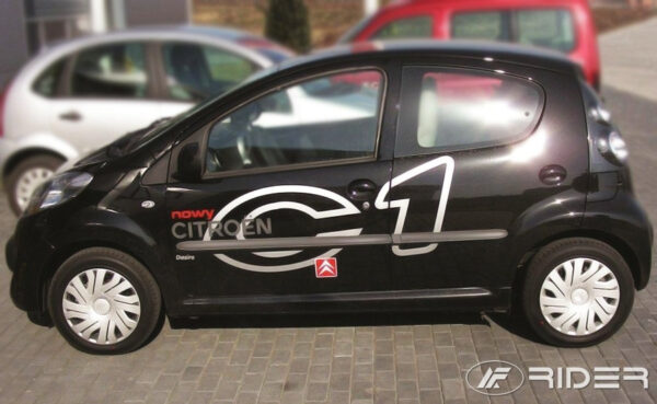 Riderauto Lišty dverí - Citroen C1 5DV. 2005-2014 - Image 2