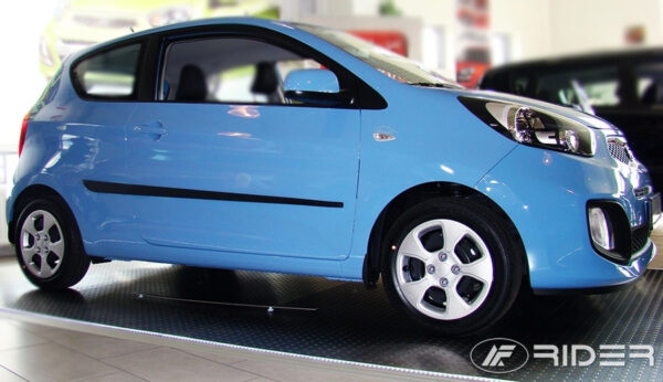 Riderauto Lišty dverí - Kia PICANTO 3D 2011-2017 - Image 2