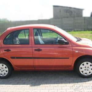 Riderauto Lišty dverí - Nissan MICRA 5DV. 2002-2010