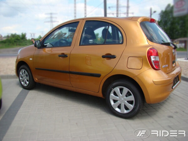 Riderauto Lišty dverí - Nissan MICRA  2010-2016 - Image 2