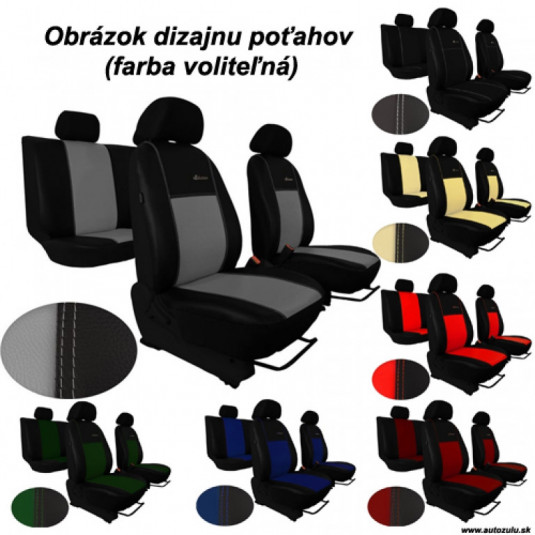 Poťahy pre HONDA JAZZ III (2008-2014) Exclusive Leather (koža) – Obrázok 2