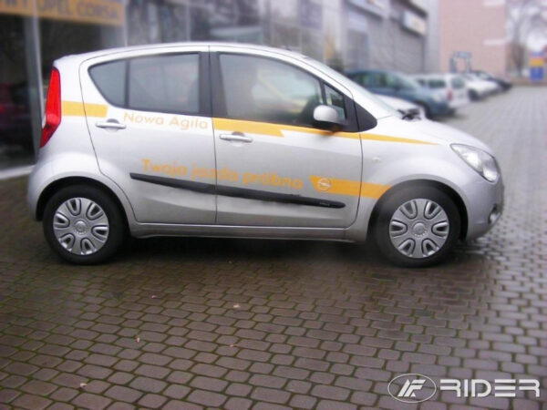Riderauto Lišty dverí - Opel AGILA B II 2007-2015 - Image 2