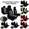 Poťahy pre VOLKSWAGEN VW T5 8 miestne (2003-2015) Exclusive Leather (koža) - Image 2