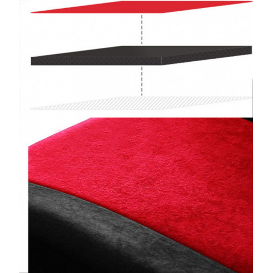 Poťahy pre FORD TOURNEO COURIER (2014-2018) Elegance (velour-velour) – Obrázok 3